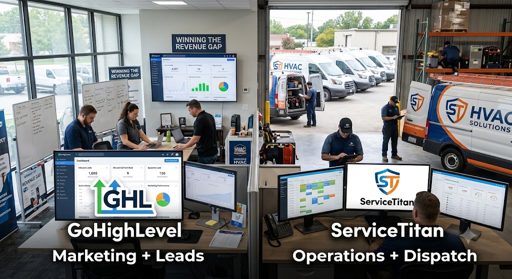 GoHighLevel vs ServiceTitan for HVAC: An Honest Breakdown (2025–2026)